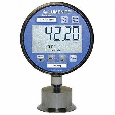 Example of GoVets Sanitary Digital Pressure and Vacuum Gauges With t category