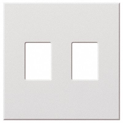 Dimmer/Switch Wall Plate 2 Gang White MPN:VWP-2-WH