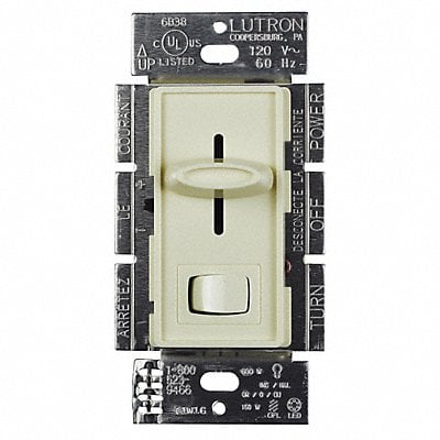 Lighting Dimmer Rocker/Slide Almond MPN:SCL-153P-AL