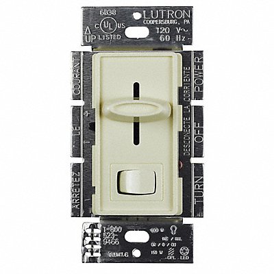 Lighting Dimmer Rocker/Slide Ivory MPN:SCL-153P-IV