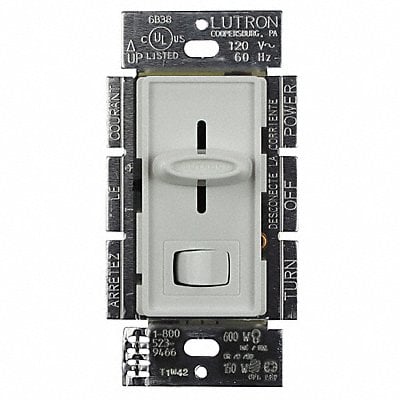 Lighting Dimmer Rocker/Slide White MPN:SCL-153P-WH