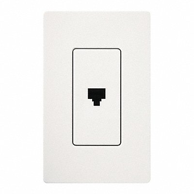 Telephone Jack Single White MPN:CA-PJ-WH