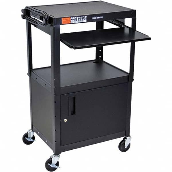 Utility Cart: Steel, Black MPN:AVJ42KBC