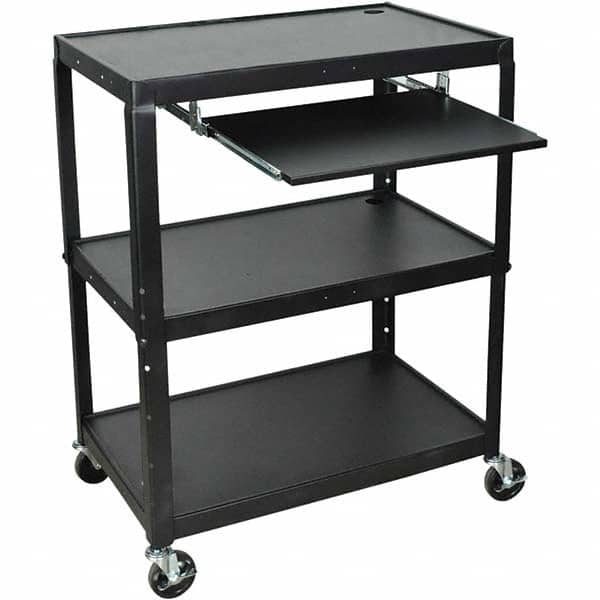 Utility Cart: Steel, Black MPN:AVJ42XLKB