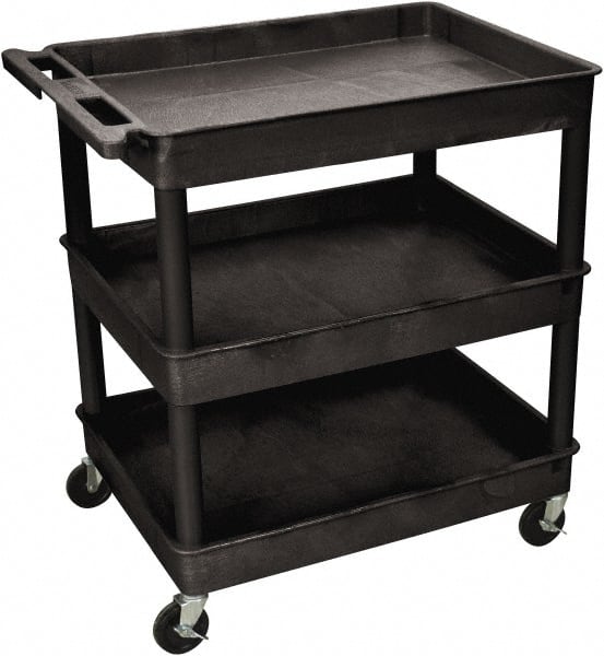 Shelf Utility Cart: Plastic MPN:TC111-B