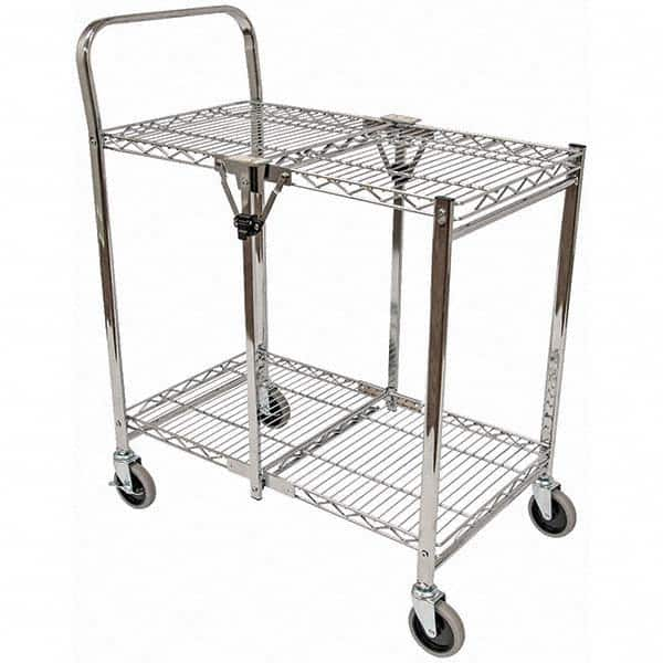 Utility Cart: Steel, Silver MPN:WSCC-2