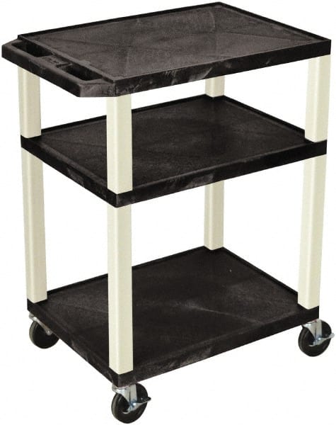 Standard Utility Cart: Plastic, Black MPN:WT34