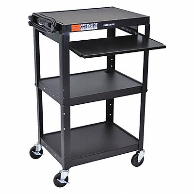 Cart Height Adj A/V w/Pullout Keyboard MPN:AVJ42KB