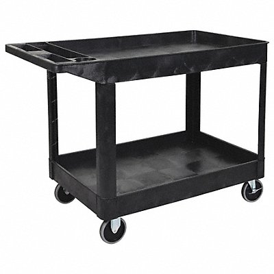 Utility Cart (2) Shelf Heavy Duty MPN:XLC11-B