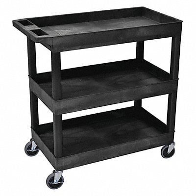 High Capacity (3) Tub Shelves Cart MPN:EC111-B