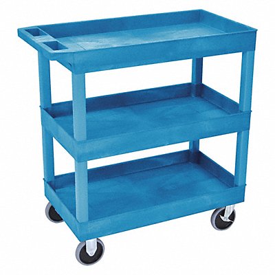 High Capacity (3) Tub Shelves Cart MPN:EC111HD-BU