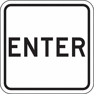 Enter Sign For Parking Lots 18 x 18 MPN:LR7-64A-18HA