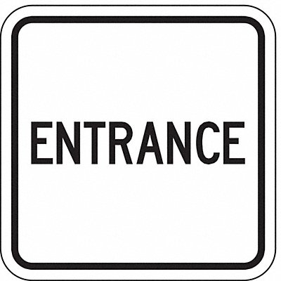 Entrance Parking Sign 18 x 18 MPN:LR7-64B-18HA