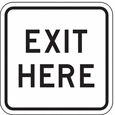 Exit Sign For Parking Lots 18 x 18 MPN:LR7-66-18HA