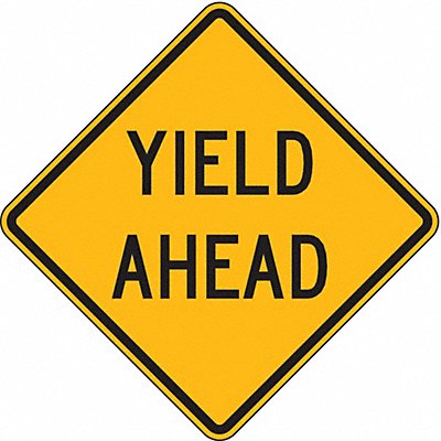 Yield Ahead Traffic Sign 24 x 24 MPN:LW3-2A-24HA