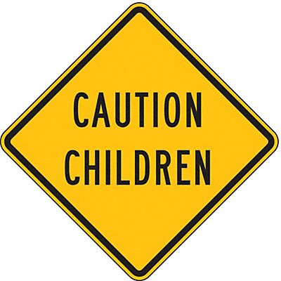 Caution Children Traffic Sign 24 x 24 MPN:LW9-11A-24HA