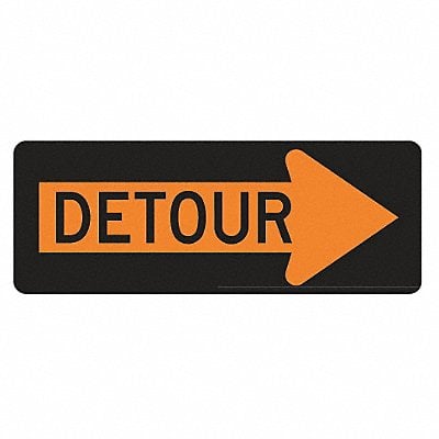 Detour Right Traffic Sign 18 x 48 MPN:M4-10R-48HA