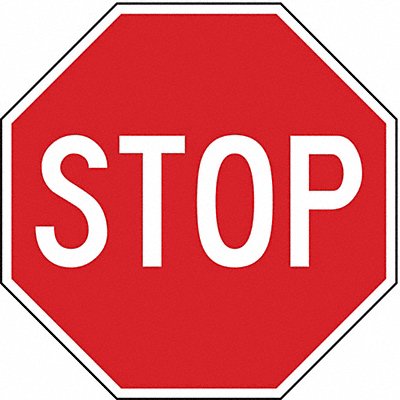 D9768 Stop Traffic Sign 12 x 12 MPN:R1-1-12HA