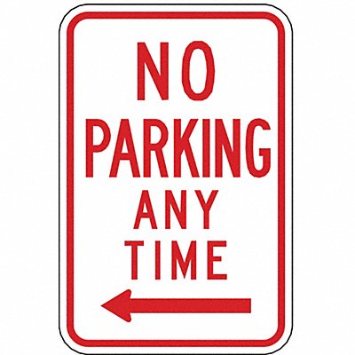 No Parking Any Time Sign 18 x 12 MPN:R7-1L-12HA