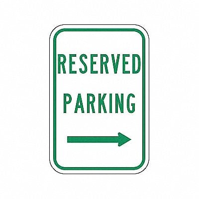 Reserved Parking Sign 18 x 12 MPN:RP-060-12HA
