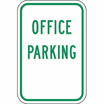 Office Parking Sign 18 x 12 MPN:RP-115-12HA