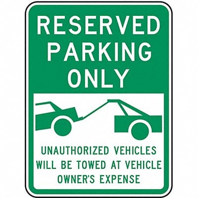 Reserved Parking Sign 24 x 18 MPN:RP-123-18HA