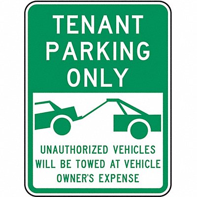 Tennant Parking Sign 24 x 18 MPN:RP-125-18HA