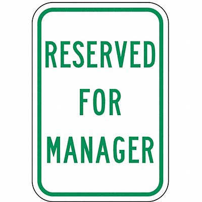 Employee Parking Sign 18 x 12 MPN:RP-128-12HA