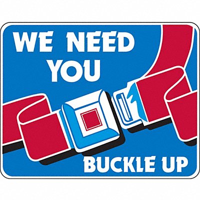 Buckle Up Traffic Sign 18 x 24 MPN:SB-010-24HA