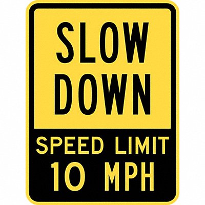 H1914 Speed Limit Warning Sign 24 x 18 MPN:T1-1029-HI_18x24