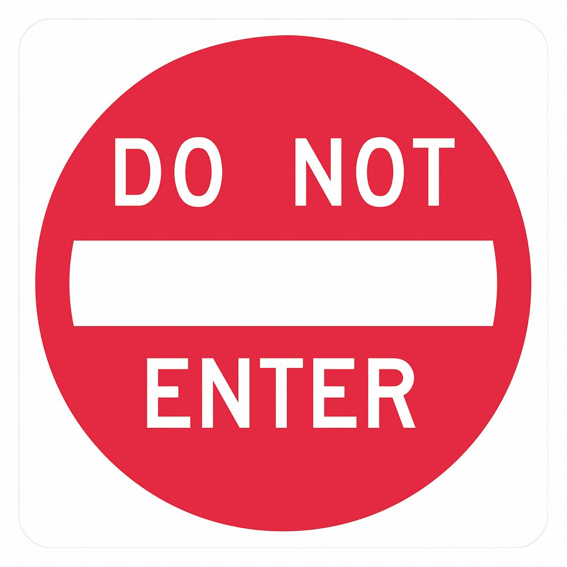 Do Not Enter Traffic Sign 24 x 24 MPN:T1-1090-EG_24x24