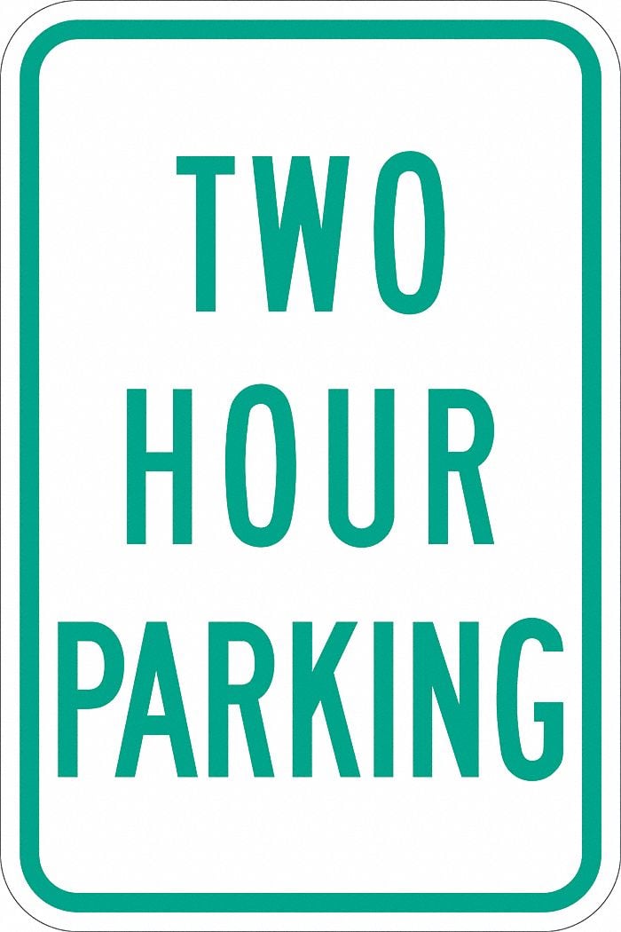 Time Limit Parking Sign 18 x 12 MPN:T1-1190-EG_12x18