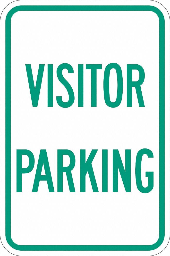 Visitor Parking Sign 18 x 12 MPN:T1-1191-EG_12x18