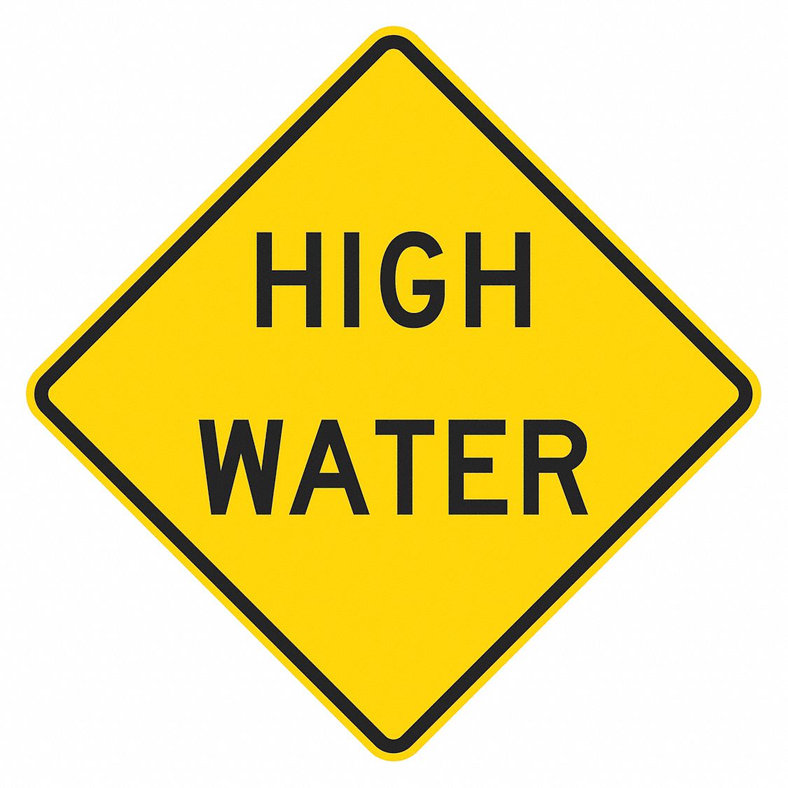 High Water Traffic Sign 24 x 24 MPN:T1-5443-HI_24x24