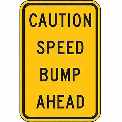 Speed Bump Traffic Sign 18 x 12 MPN:TR-034-12HA