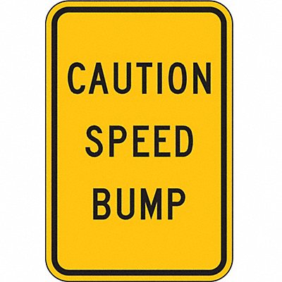 Speed Bump Traffic Sign 18 x 12 MPN:TR-035-12HA