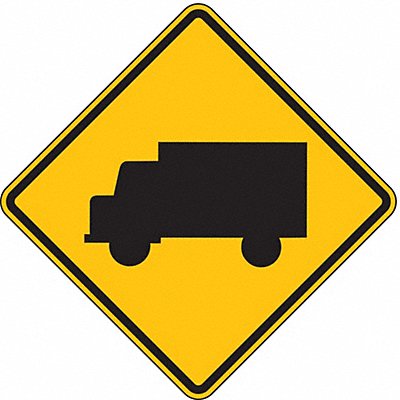 Truck Pictogram Traffic Sign 30 x 30 MPN:W11-10-30HA