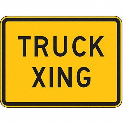 Truck Xing Traffic Sign 18 x 24 MPN:W11-10P-24HA