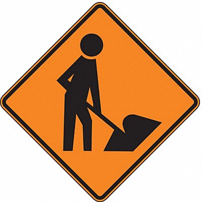 Construction Ahead Traffic Sign 30 x30 MPN:W21-1A-30HA