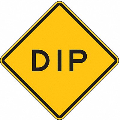 Dip Traffic Sign 24 x 24 MPN:W8-2-24HA