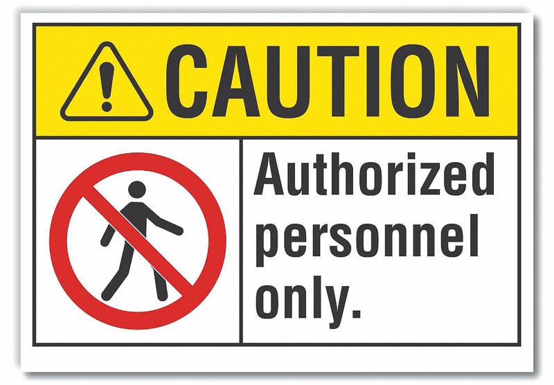 Caution Sign 7inx10in Non-PVC Polymer MPN:LCU3-0079-ED_10x7