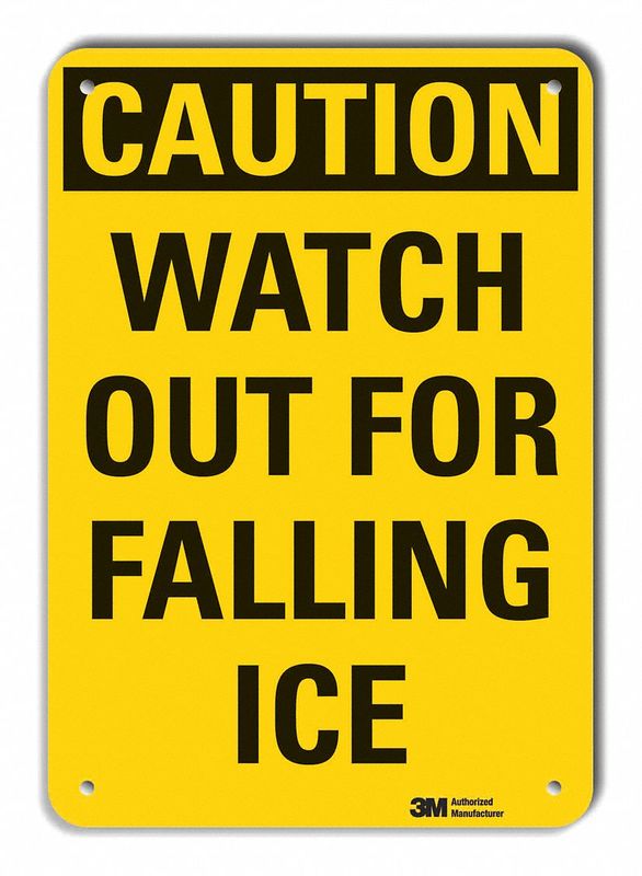 Caution Sign 14 inx10 in Plastic MPN:LCU3-0302-NP_10x14