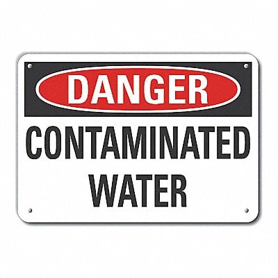 Potable Water Danger Sign 7x10in Plastic MPN:LCU4-0404-NP_10X7