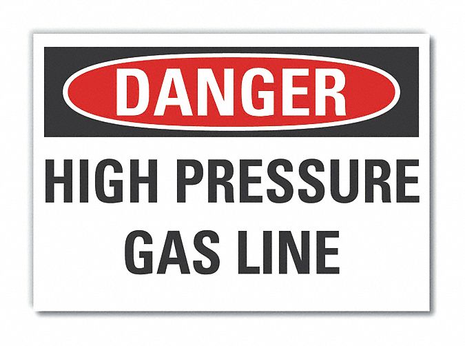 Danger Sign 7 inx10 in Non-PVC Polymer MPN:LCU4-0456-ED_10x7