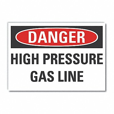 High Pres. Danger Lbl 7x10in Polyester MPN:LCU4-0456-ND_10X7