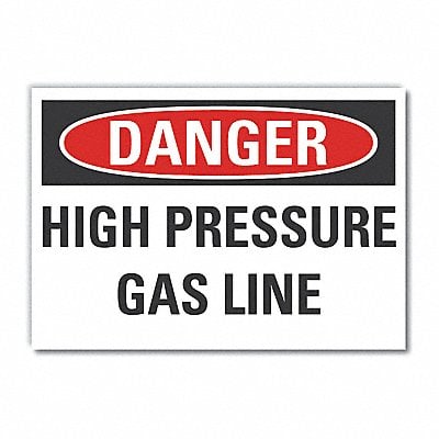 High Pres. Danger Lbl 5x7in Polyester MPN:LCU4-0456-ND_7X5