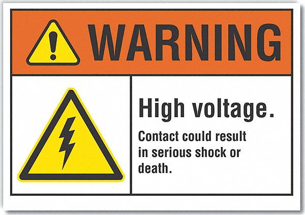 Warning Sign 7inx10in Non-PVC Polymer MPN:LCU6-0004-ED_10x7