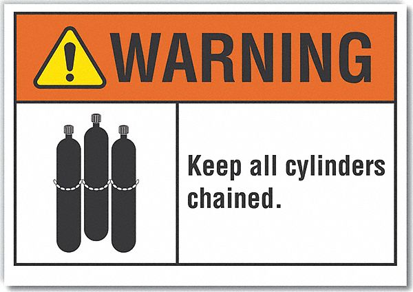 Warning Sign 7inx10in Non-PVC Polymer MPN:LCU6-0019-ED_10x7