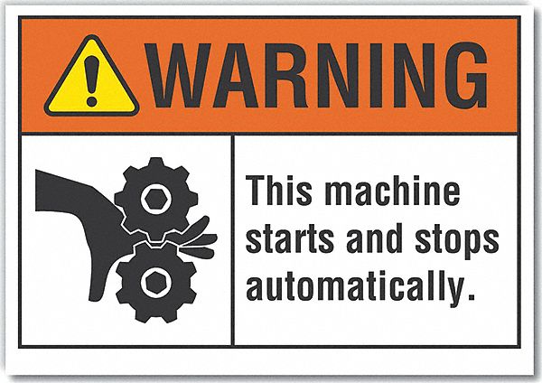 Warning Sign 7inx10in Non-PVC Polymer MPN:LCU6-0025-ED_10x7