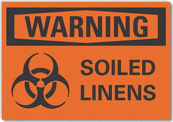 Warning Sign 7inx10in Non-PVC Polymer MPN:LCU6-0047-ED_10x7